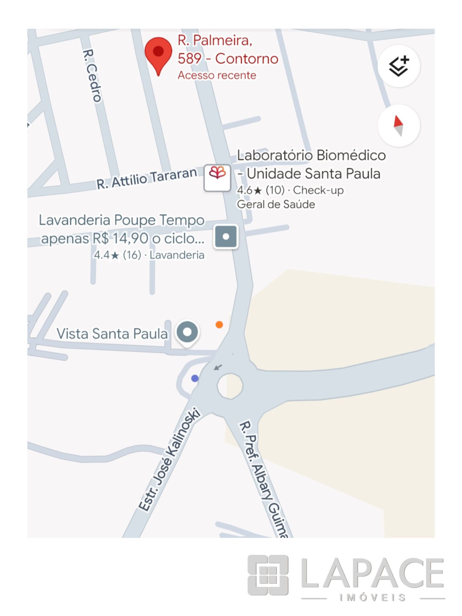 Terreno com Casa à Venda em rua paralela á Av Nicolau Kluppel Neto, na Santa Paula, bairro Contorno - Ponta Grossa | Lapace Imóveis — foto 5